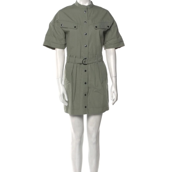 isabel marant zolina cotton utility dress - Picture 4 of 4